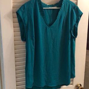 Teal blouse from Stitch Fix